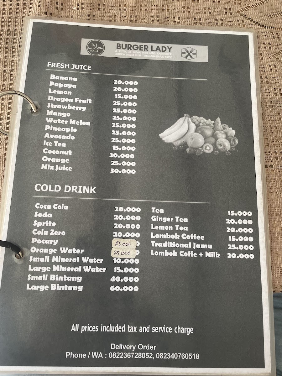 Burger Lady Menu - Image 3