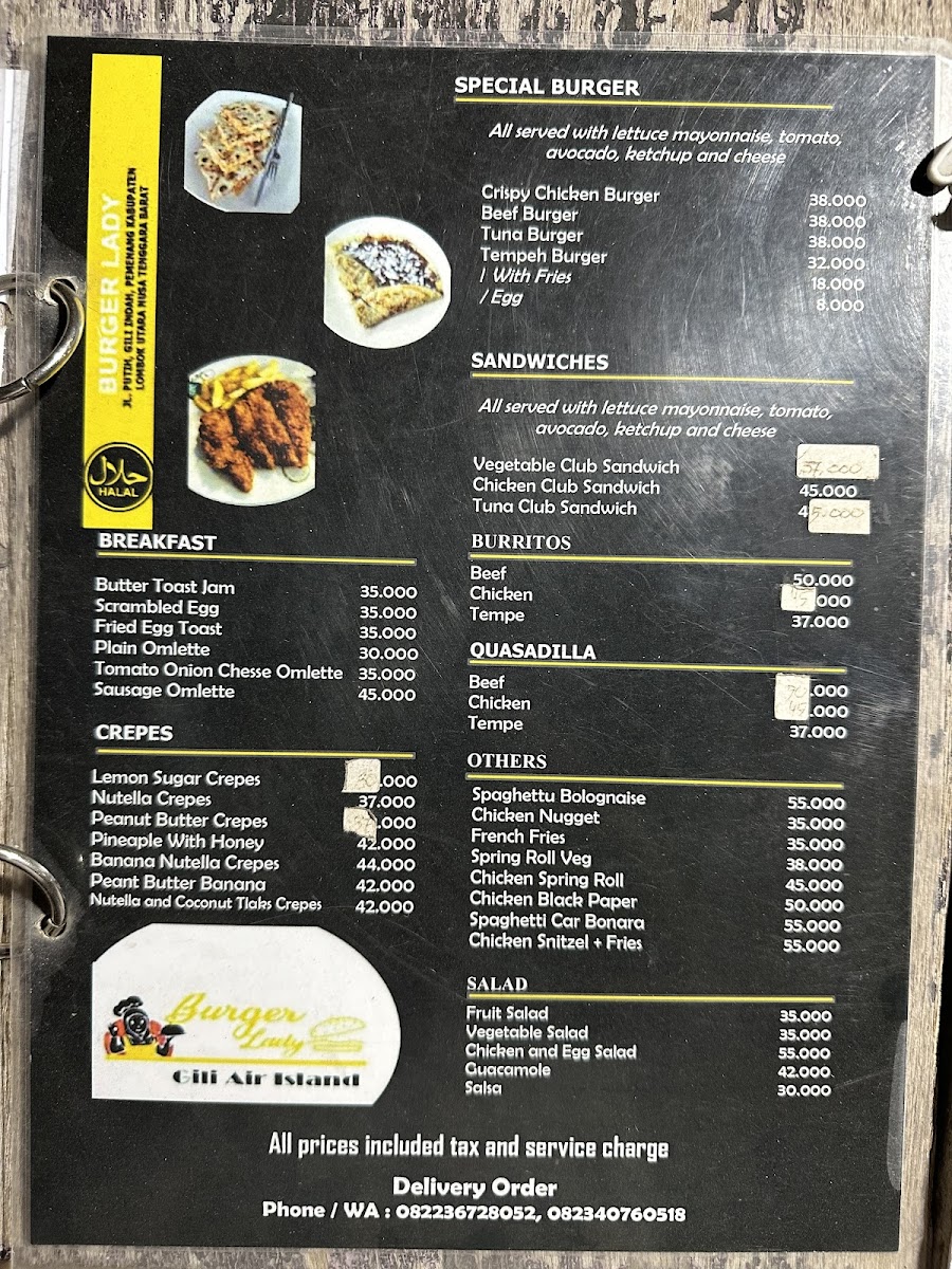 Burger Lady Menu - Image 4